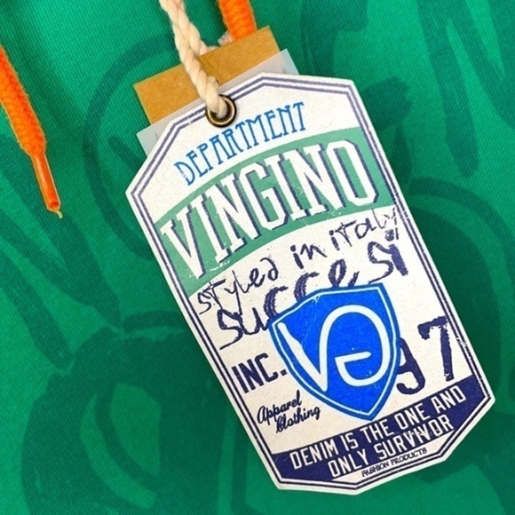VINGINO INC. | NWT Youth Size 16 Vivid Green Hooded Sweatshirt Size 16 - Picture 6 of 12